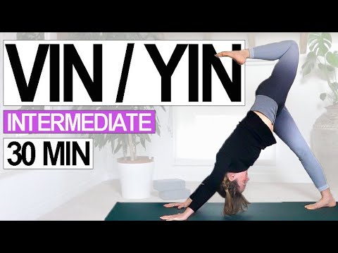 30 Min Vinyasa-Yin Fusion Yoga Class / Flow & Release (Intermediate)