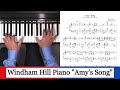 WINDHAM HILL PIANO - Amy's Song - Peggy Stern (With sheets)
