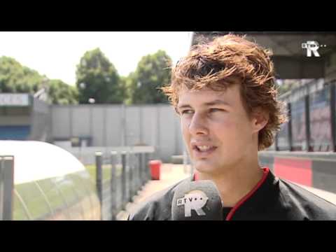 Niels Vorthoren na eerste training