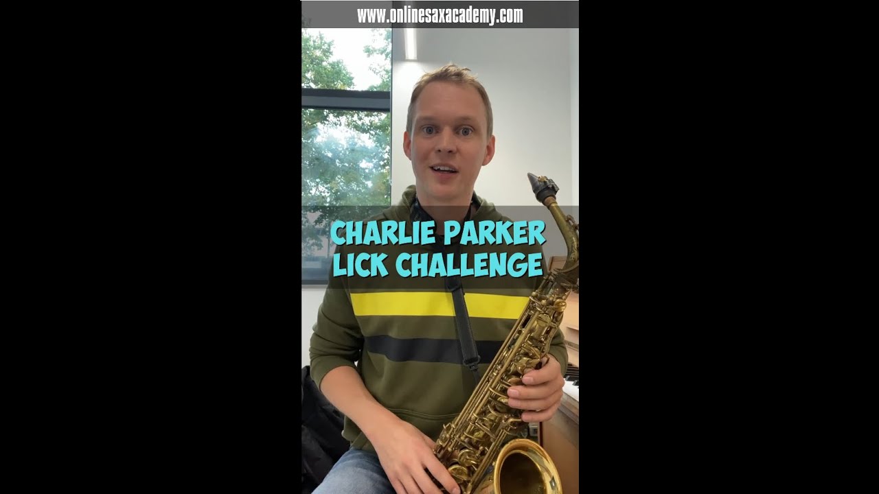 Charlie Parker Lick Challenge!