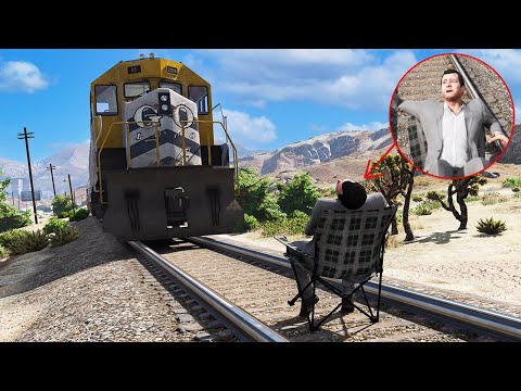 Michael Found Secret TRAIN In GTA 5! (Busting Myths)