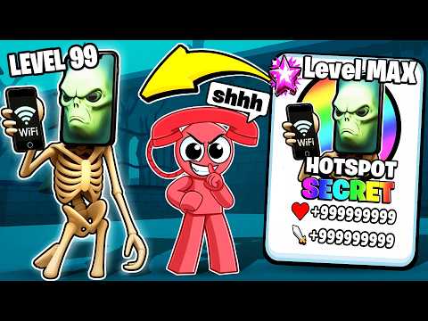 Unlocking NEW MAX LEVEL OP SECRET POT HOTSPOT In Brainrot Evolution