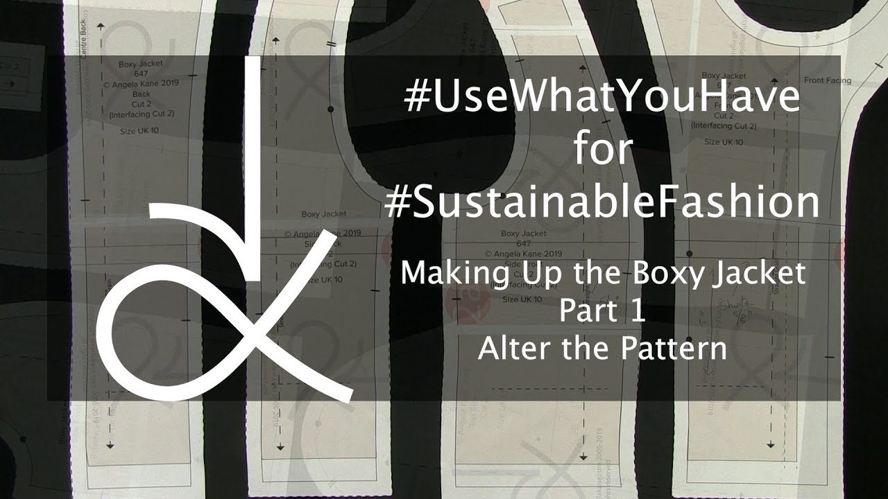 Boxy Jacket 647 Sewing Pattern - Using Up 1 Metre of Harris Tweed - Making Up Part 1