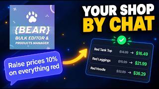 MCP server — manage your shop by chat