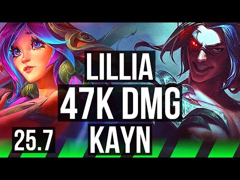 LILLIA vs KAYN (JGL) | 13/2/16, 47k DMG, Legendary | EUW Diamond | 25.7