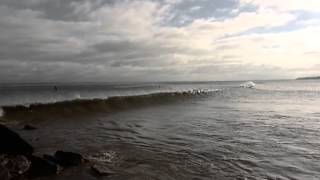 preview picture of video 'Port Washington Surfing, Winter 2012'