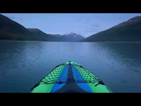 midnight kayak on the lake