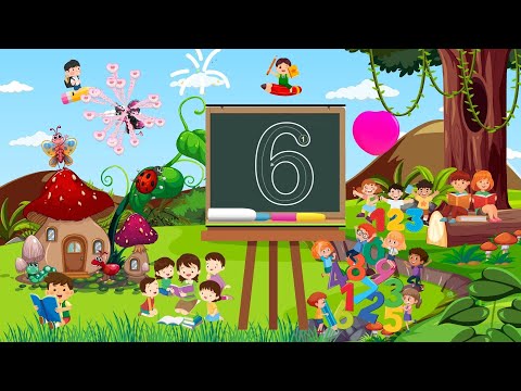 How to Write Number 6| Numbers and Counting Collection| Handwriting Practice for Kids
