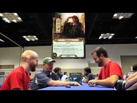 GenCon 2013 - Lord of the Rings LCG - Black Riders Unboxing with Caleb Grace