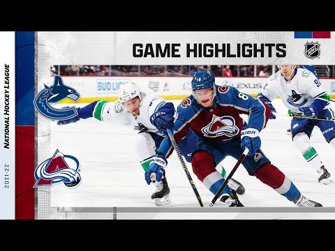 Canucks @ Avalanche 11/11/21 | NHL Highlights