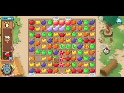 We Bare Bears Match3 Repairs Level 185 - No Boosters