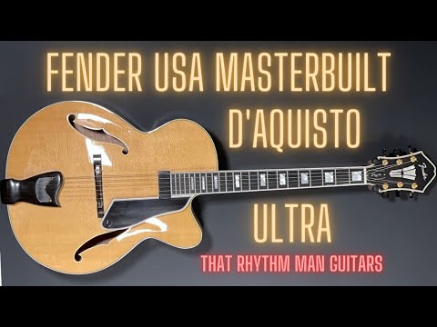 2000 Fender Custom Shop D'Aquisto Stephen Stern Masterbuilt Archtop - Near Mint - Video image 17