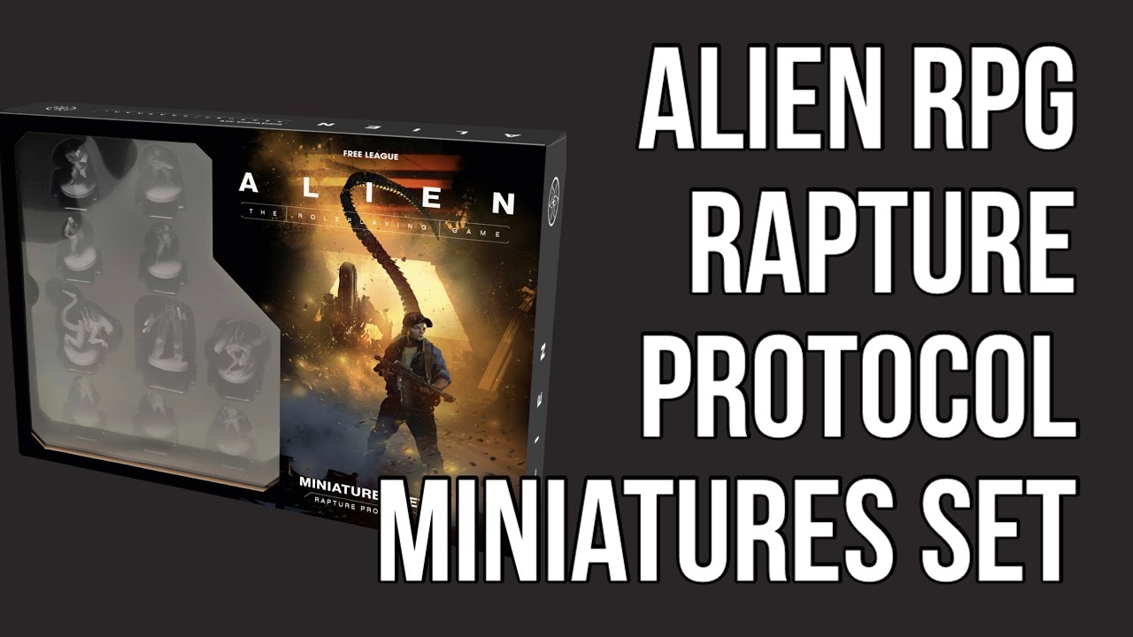 Alien RPG: Rapture Protocol Miniatures Set Unboxing and pre-review