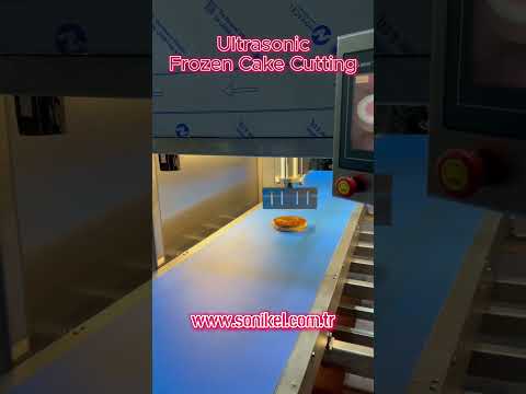 Inline Ultrasonic Cake Cutting Machine #sonikel #ultrasoniccutting