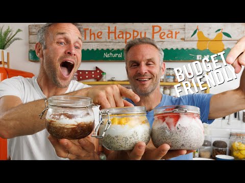 OVERNIGHT OATS 3 WAYS | EASY CHEAP BREAKFAST PREP