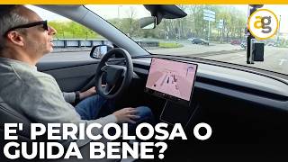 HO PROVATO la TESLA con GUIDA AUTONOMA FSD in EUROPA...cercando di metterla in difficoltà.