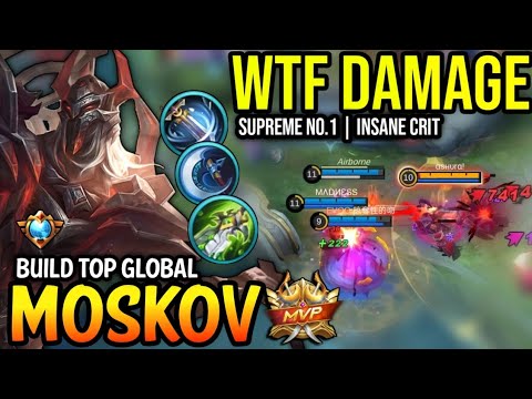 MOSKOV BEST BUILD 2023 | TOP GLOBAL MOSKOV GAMEPLAY | MOBILE LEGENDS✓