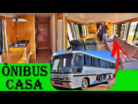 TRANSFORMARAM o ÔNIBUS numa CASA DE RODAS - MOTORHOME ARTESANAL T2 ep 23