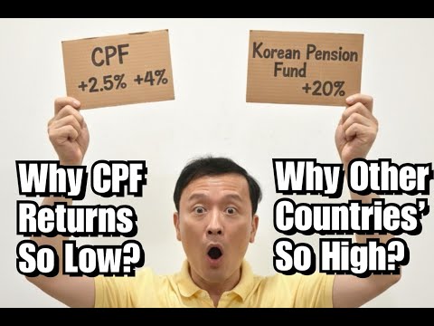 Korean Pension Fund +20%! CPF returns are so low at only 2.5% / 4 %! Jialat!