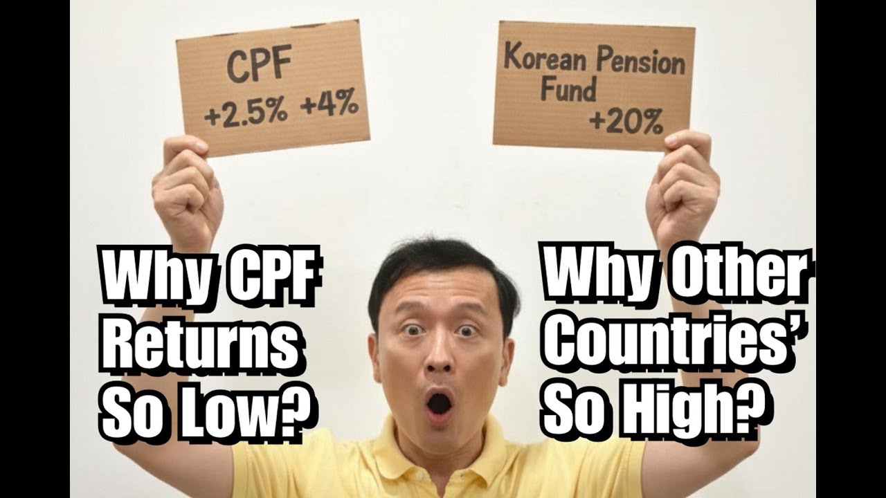 Korean Pension Fund +20%! CPF returns are so low at only 2.5% / 4 %! Jialat!