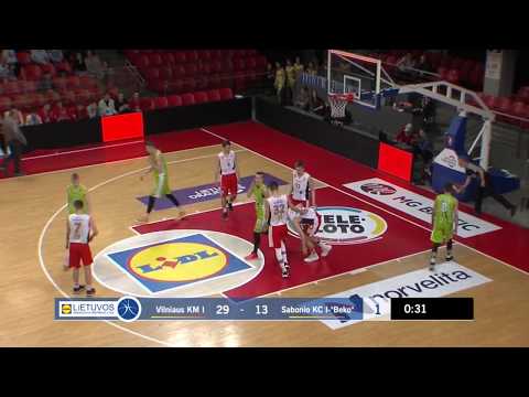 MKL jaunių U18 vaikinų finalas: Vilniaus KM I - Sabonio KC I