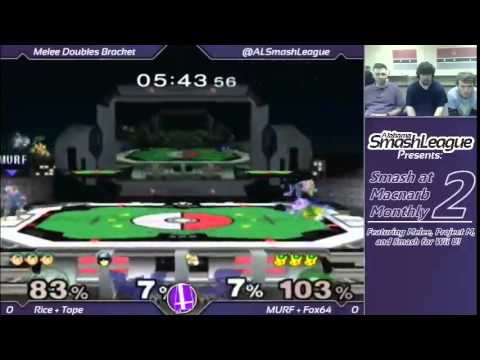 Smash at Macnarb 2 - Rice + Tope vs. Murf + Fox64 - Melee