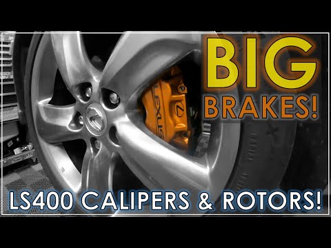 BIG Brakes on my LEXUS! (LS400 brakes on GS400)