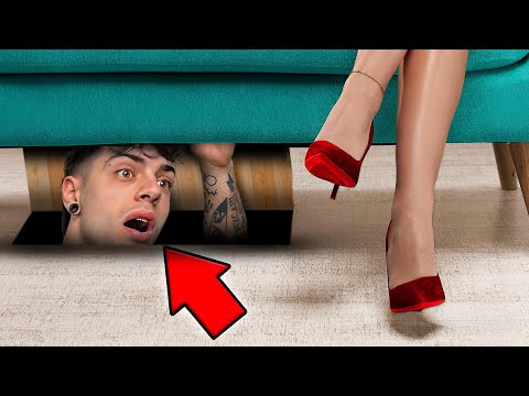 I BUILT A SECRET ROOM TO HIDE FROM MY MOM!