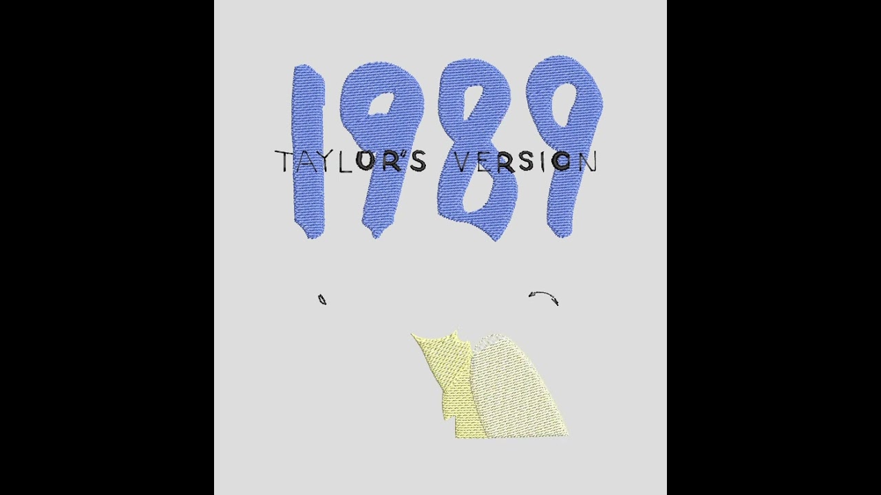 Taylor Swift 1989 (Taylor's Version) Machine Embroidery Design Stitch Player