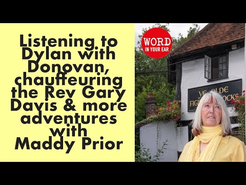 Maddy Prior of Steeleye Span drove Rev Gary Davis round Britain in a Triumph Herald