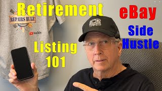 Retirement Side Hustle eBay Listing for Retirees!  #2