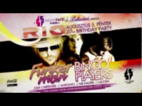 Famous pres.  FUNKERMAN & BINGO PLAYERS  - Cafe Del Rio Budapest 10 YEARS