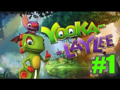 Yooka-Laylee Part 1 Hivory Towers  - Gameplay Walkthrough (Indie 3D Platformer) (No Commentary)