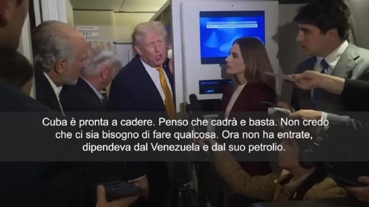 Trump: Cuba pronta a cadere. L'economia dipendeva dal petrolio del Venezuela