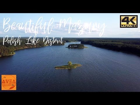 Beautifull Mazury (Masuria) - Poland by drone 4K
