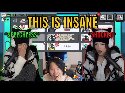 4 Minutes of Valkyrae being completely SPEECHLESS by Toast’s Insane Among Us run