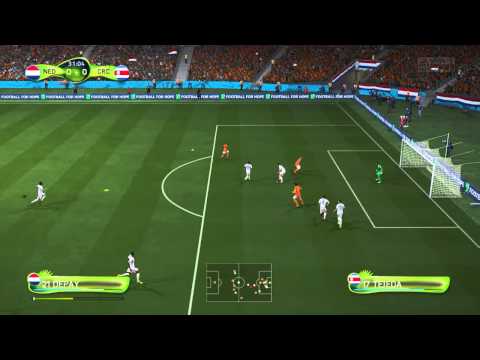 FIFA 14 World Cup Quarter-final: Netherlands v Costa Rica - 1st Half