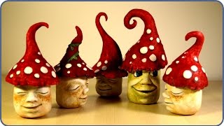 ❣DIY Fairy Garden Mushroom Gnomes❣