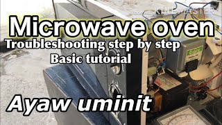 Microwave oven not heating — basic tutorial troubleshooting