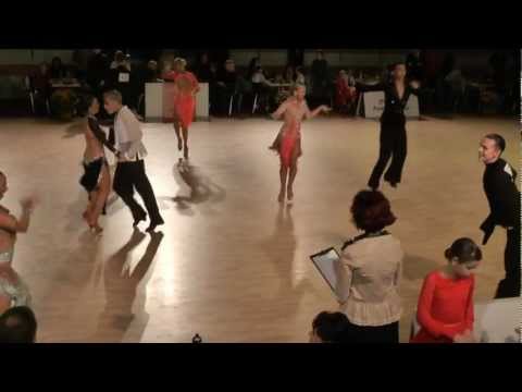 00214 Latvia Open 2012 Youth Latin Jive 1/8 Nikolay Chernov & Evgenia Florinskaya