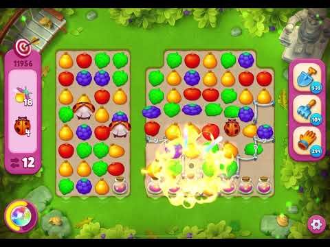 GardenScapes Level 11956 one try