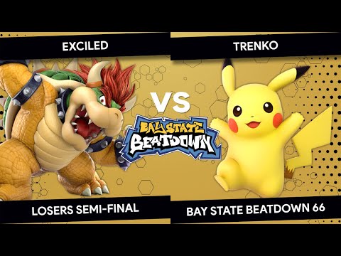 Bay State Beatdown 66 - Exciled (Bowser) vs. Trenko (Pikachu) - Losers Semi-Final