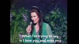 Loretta Lynn - Hello Darling (live &amp; lyrics)