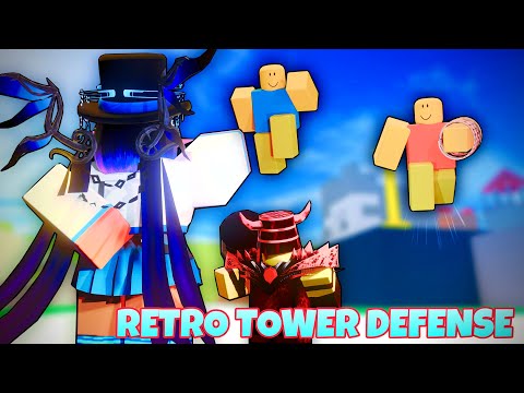 RETRO TOWER DEFENSE IS AMAZING! | Roblox | [C00LKID + 1X1 Retro Tower Defense]