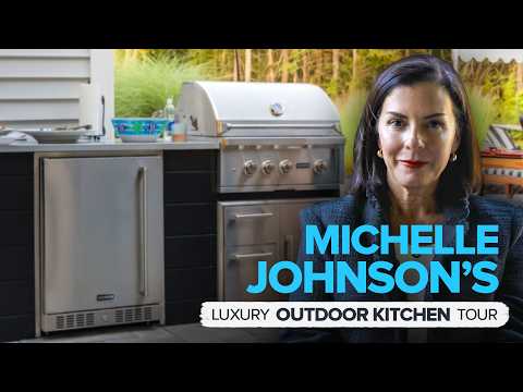 Michelle Johnson's Luxury Outdoor Kitchen Tour
