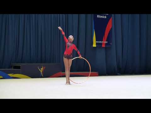 Elisabeta Panainte   CSS Unirea Iasi   Hoop   Festivalul National de Gimnastica Ritmica 2020