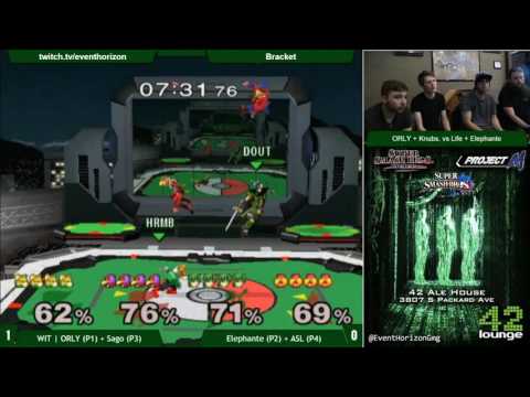 Construct 55 - WIT|ORLY+Sago vs Elephante+ASL - Melee Doubles