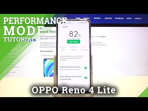 High-Performance Mode on OPPO Reno 4 Lite – Maximize Display