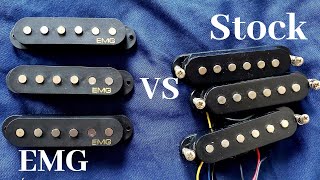 Video thumbnail for Active vs Passive Strat Pickups! EMG SAV and SV Demo and Comparison by Marvin Martelly