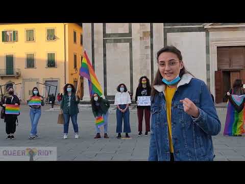 Prato 17.05.2021Giornata Internazionale contro l'omolesbobitransfobia 🏳️‍🌈✊🏽